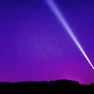 Purple aesthetic night sky wallpaper