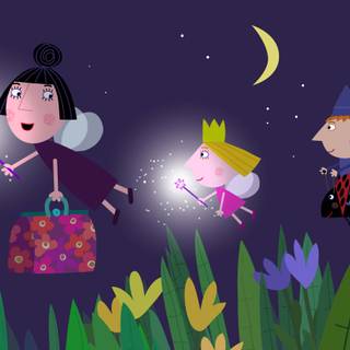Ben and Holly wallpaper
