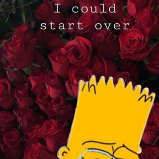 Simpsons broken heart wallpaper