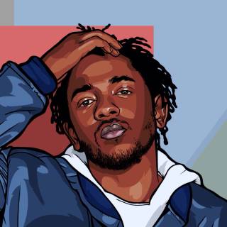 Kendrick Lamar cartoon wallpaper
