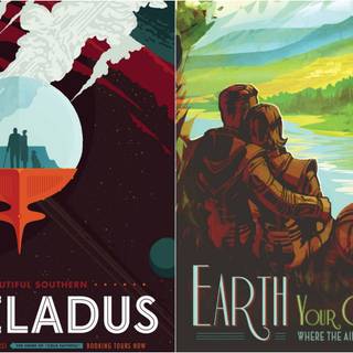 Poster retro HD wallpaper