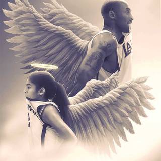 Kobe Bryant and Gigi Bryant wallpaper