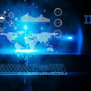 Quantum computer wallpaper