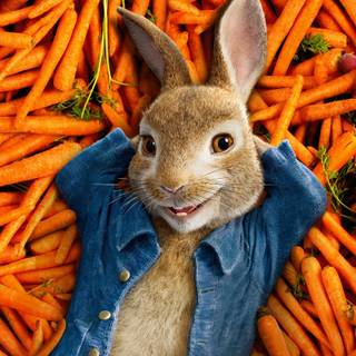 Carrots Easter wallpaper