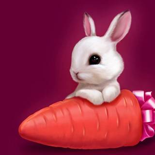 Carrots Easter wallpaper