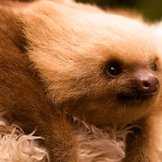 Spring sloths wallpaper