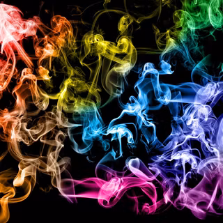 Smoke art wallpaper