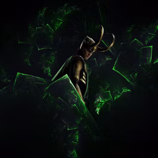 Loki logo wallpaper