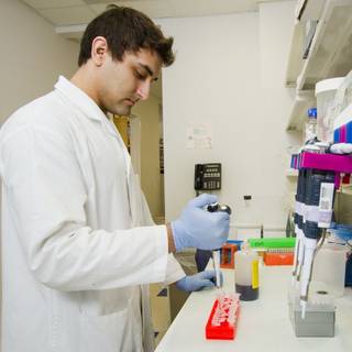 Medical laboratory wallpaper