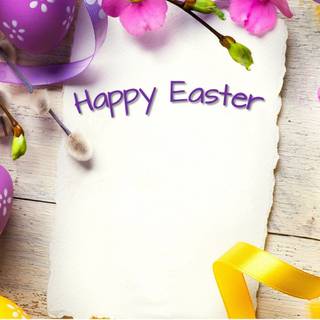 Happy Easter friends wallpaper