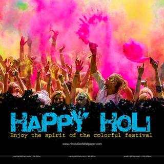 Holi festival dance wallpaper