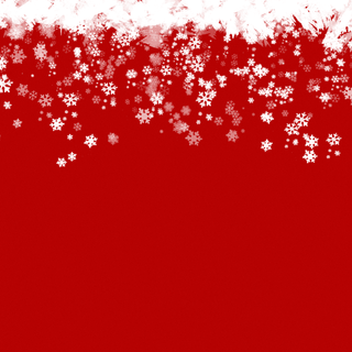 Red snowflake wallpaper
