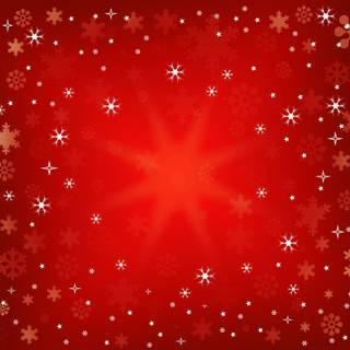 Red snowflake wallpaper