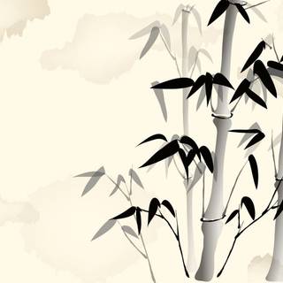 Ink painting wallpaper