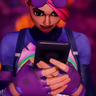 Bright Bomber Fortnite skin wallpaper