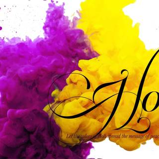 Full screen HD Holi wallpaper