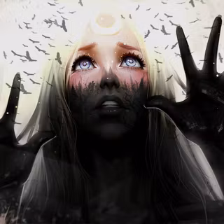 Scared women wallpaper