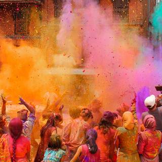 Holi Indian festival wallpaper