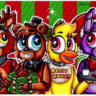 FNAF Christmas wallpaper