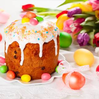 Easter cakes wallpaper
