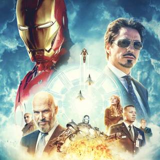 Iron Man and Pepper Potts wallpaper