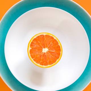 Orange MacBook wallpaper