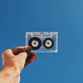 Cassette tape wallpaper