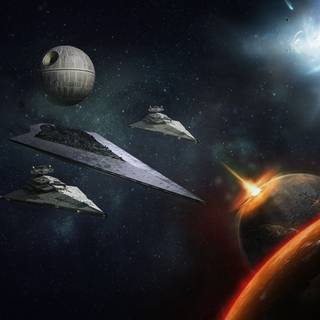 Star Wars Space Battles wallpaper