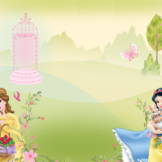 Spring Disney characters wallpaper
