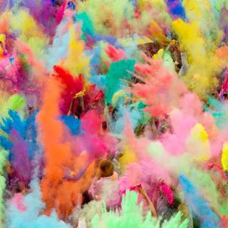 Holi children wallpaper