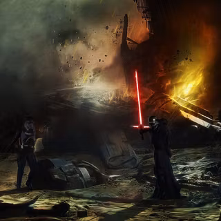 Kylo Ren and Stormtroopers wallpaper