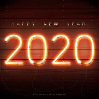 Neon orange wood wallpaper