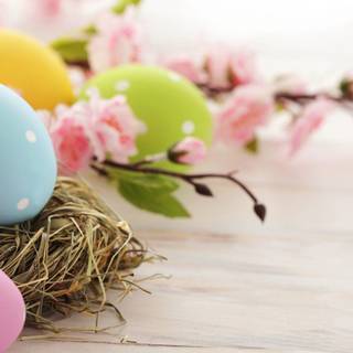 Easter aesthetic computer wallpaper