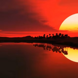 Spring sunsets wallpaper