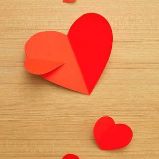 Paper love wallpaper