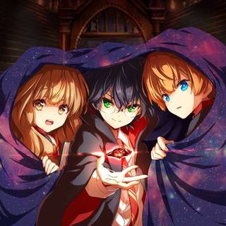 Harry Potter animated art wallpaper