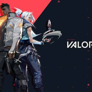 Valorant Jett computer wallpaper