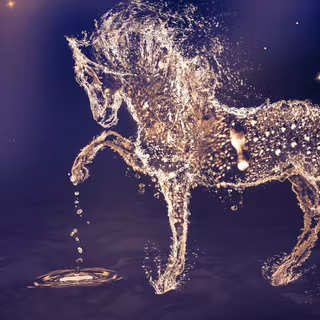 Horse art wallpaper