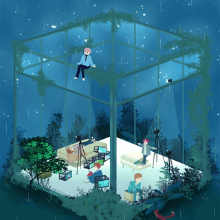 Good evening anime wallpaper