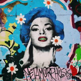 Women graffiti wallpaper