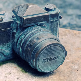 Vintage camera wallpaper