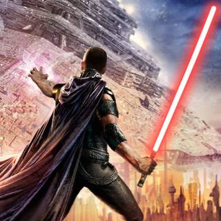 Lightsaber battles wallpaper