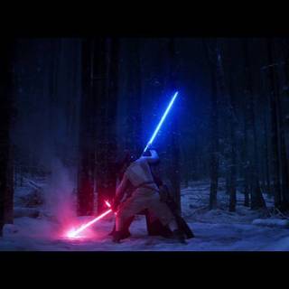 Star Wars lightsaber battles wallpaper