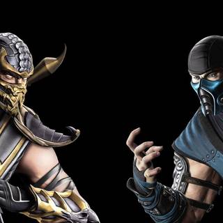 Scorpion vs Sub-Zero wallpaper