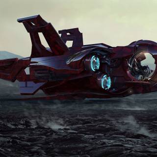 Rocketship wallpaper