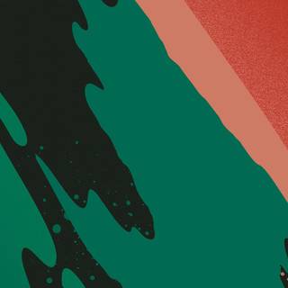 Green paint wallpaper