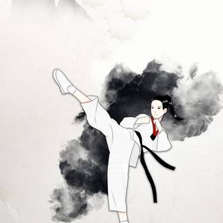 Taekwondo girl wallpaper