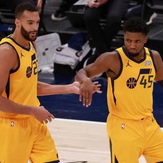 Rudy Gobert and Donovan Mitchell wallpaper