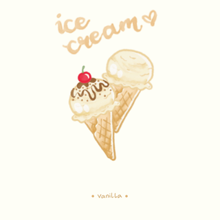 Vanilla ice cream wallpaper