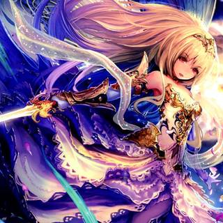 Anime girl armor wallpaper